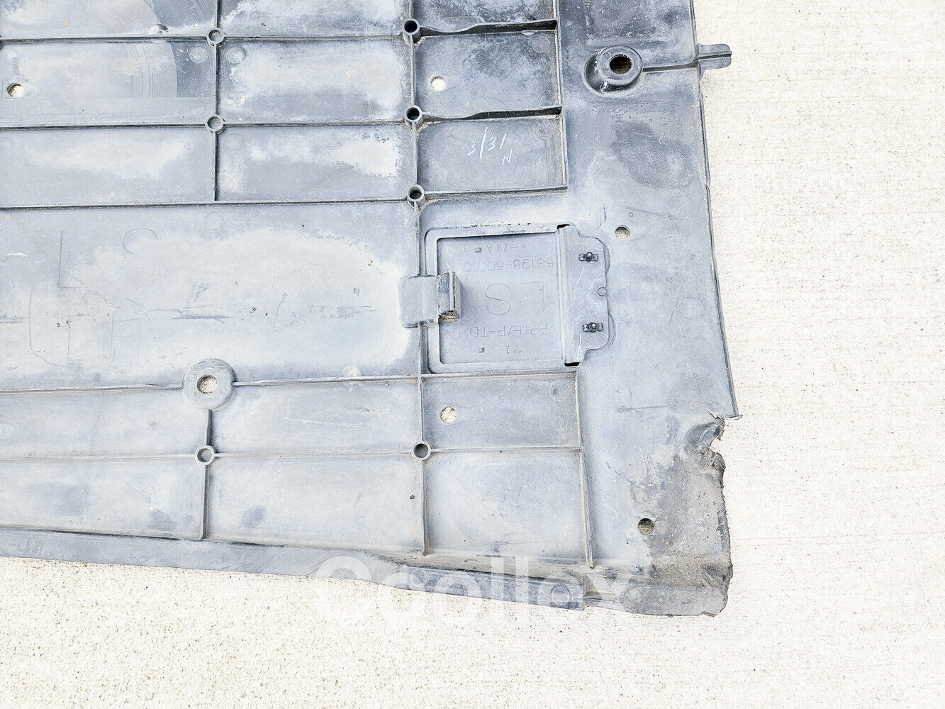 07-12 Lexus Ls460 L Cover, Rear Left Floor Side Member 57628-50030 Oem