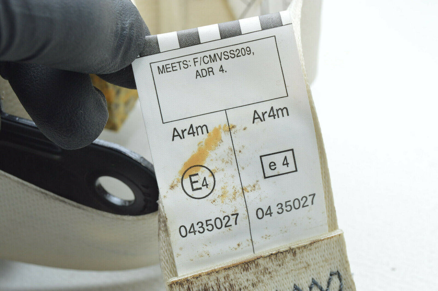 09-13 Lexus Is250 Rear Center Seat Belt Beige 73470-53080 Oem Used