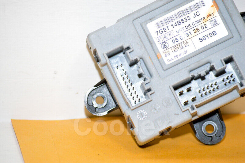 09-15 Jaguar XF Front Door Control Module C2P19949 Oem Used