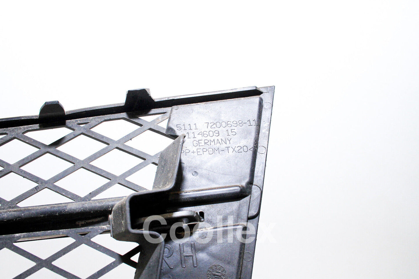 11-13 Bmw 550i F10 Front Rh Bumper Outer Grill Insert 51-11-7-200-698 Oem Used