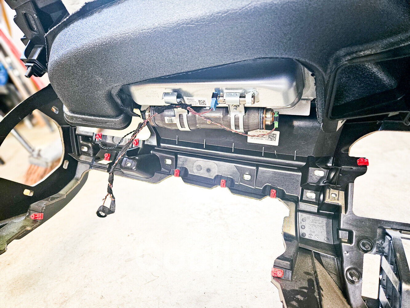 11-16 Bmw 550i F10 Black Dashboard Schwarz Instrument Panel 51-45-9-207-381 Oem