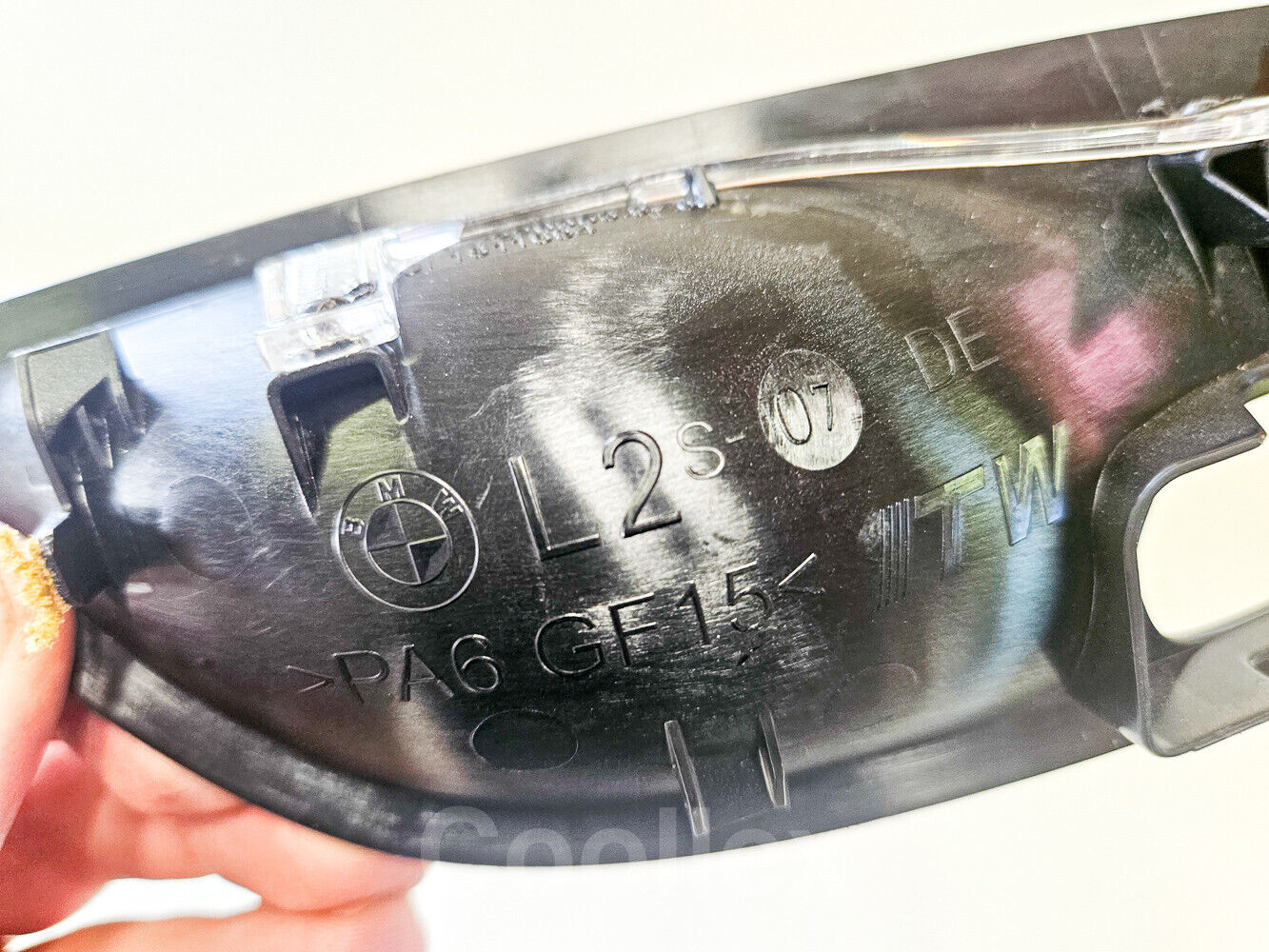 11-16 Bmw 550i F10 Rear Left Inner Door Handle Bezel w/Ambient 51-41-7-226-363