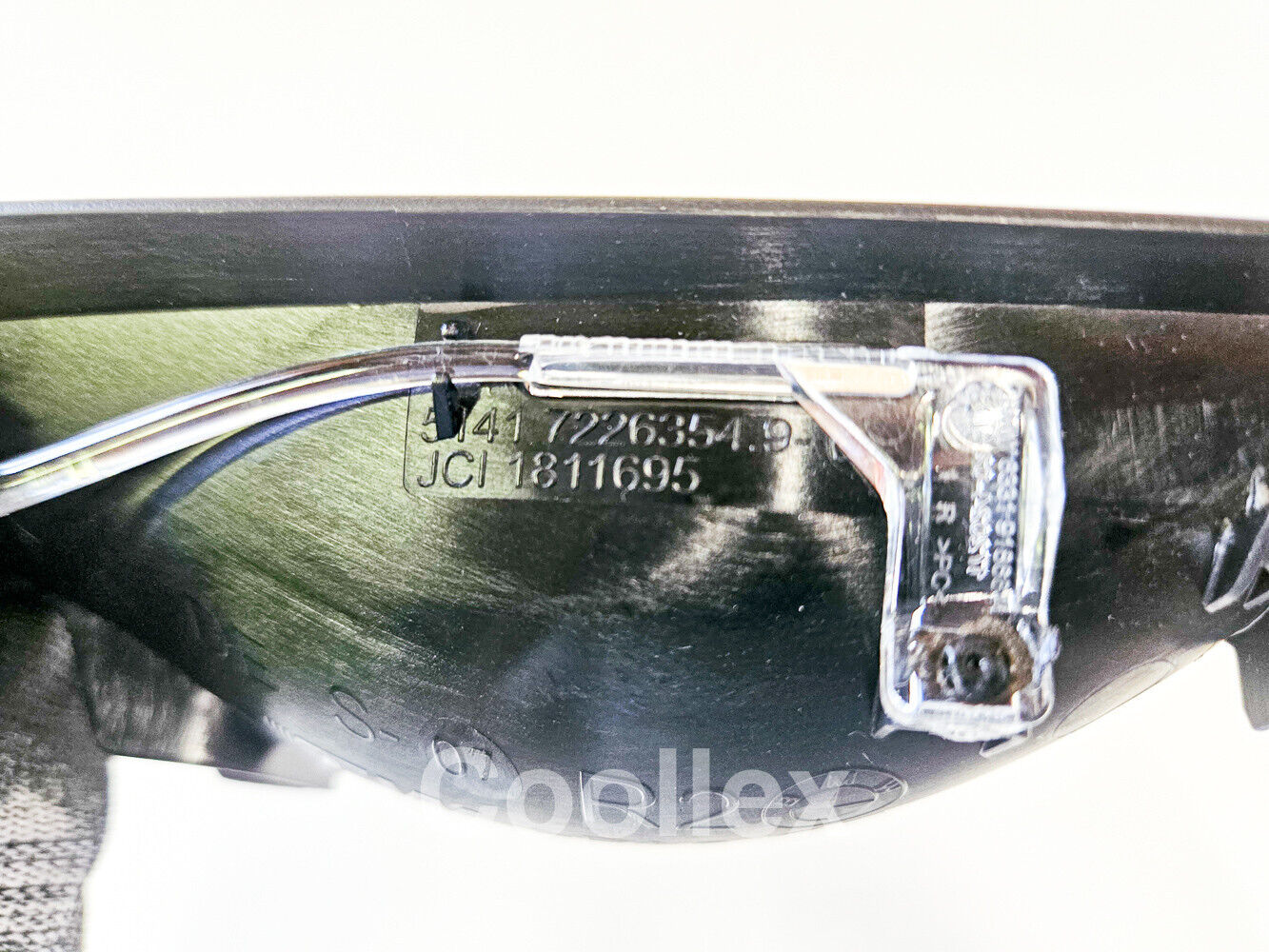 11-16 Bmw 550i F10 Rear Rh Inner Door Handle Bezel w/Ambient 51-41-7-226-364 Oem Used