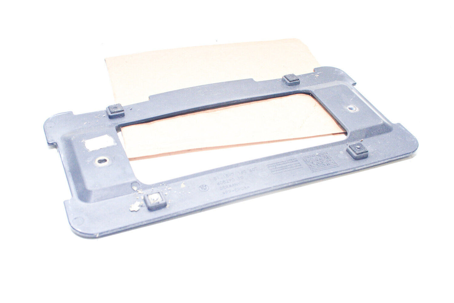 11-16 Bmw 550i F10 Rear license Plate Bracket 51-13-9-448-724 Oem