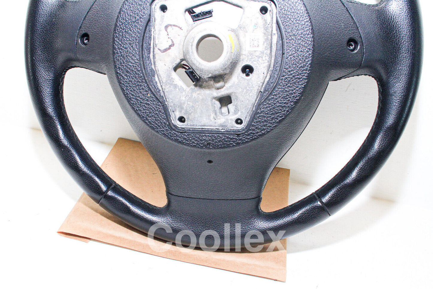 11-17 Bmw 550i F10 Black Leather Steering Wheel 32-33-6-790-889 Oem Used