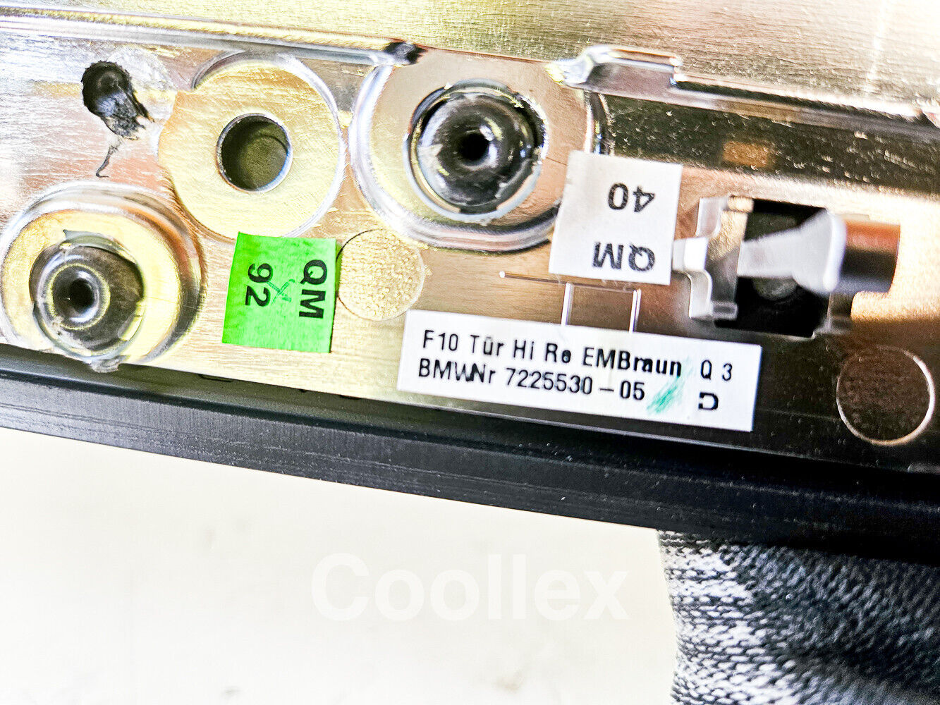 11-18 Bmw 550i F10 Rear Right Door Trim Panel SCHWARZ 51-42-9-171-780 Oem