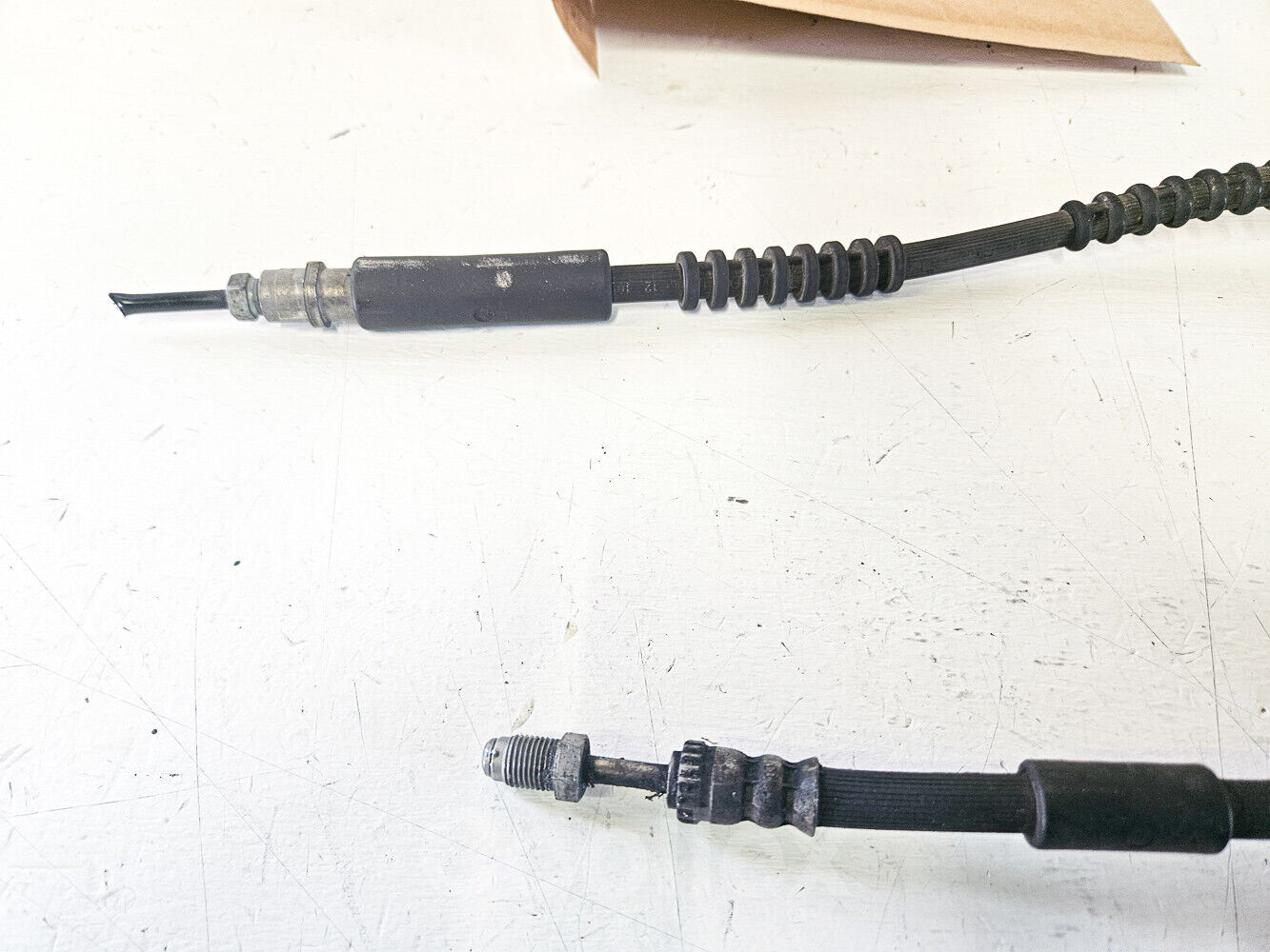 11-19 Bmw 550i F10 Awd Front Right Brake Hose 34-32-6-775-261 Oem Used