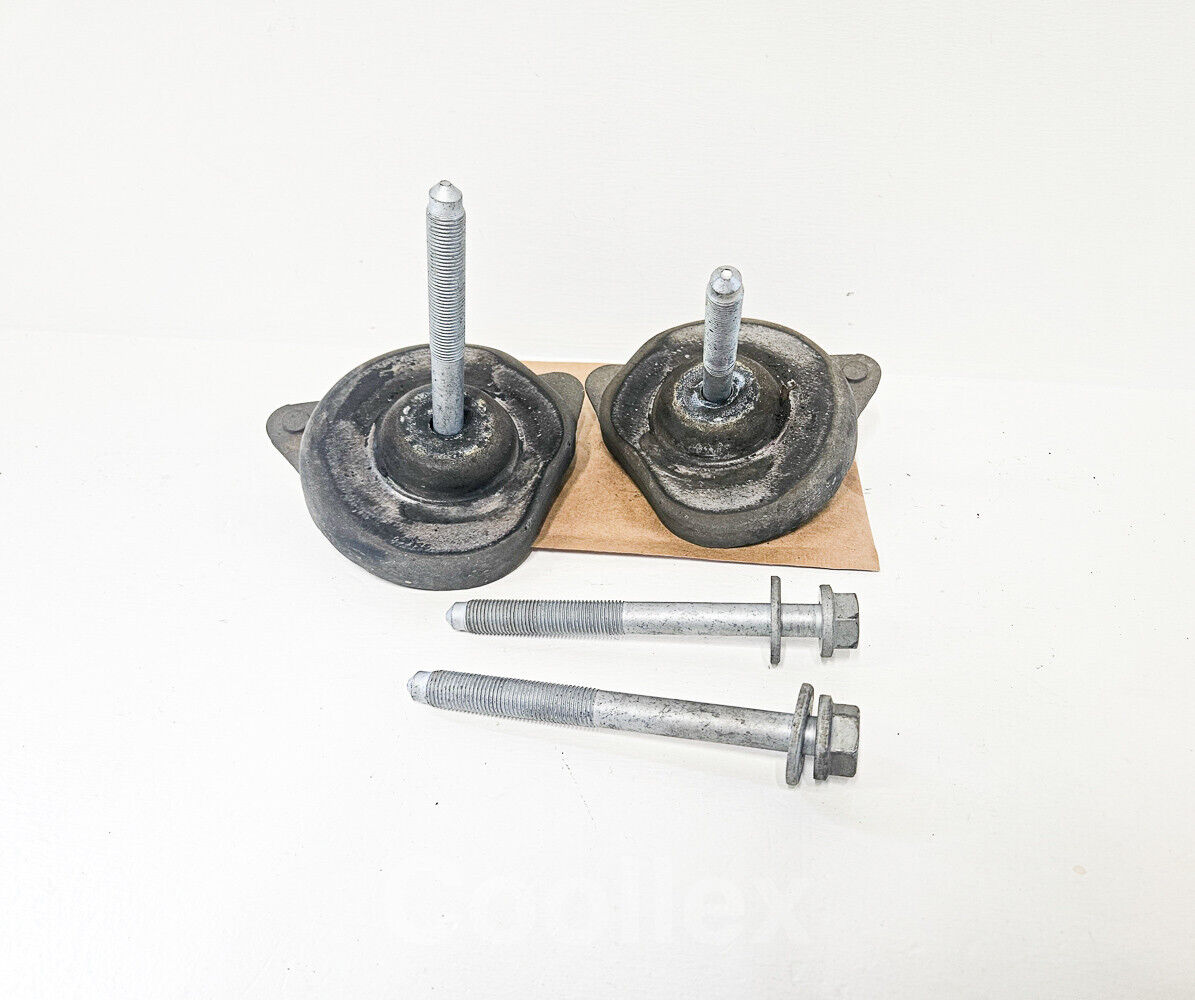 11-19 Bmw 550i F10 Rear Lh Rh Cross-Member Stoppers w/Bolts 33-31-6-798-811 Oem Used