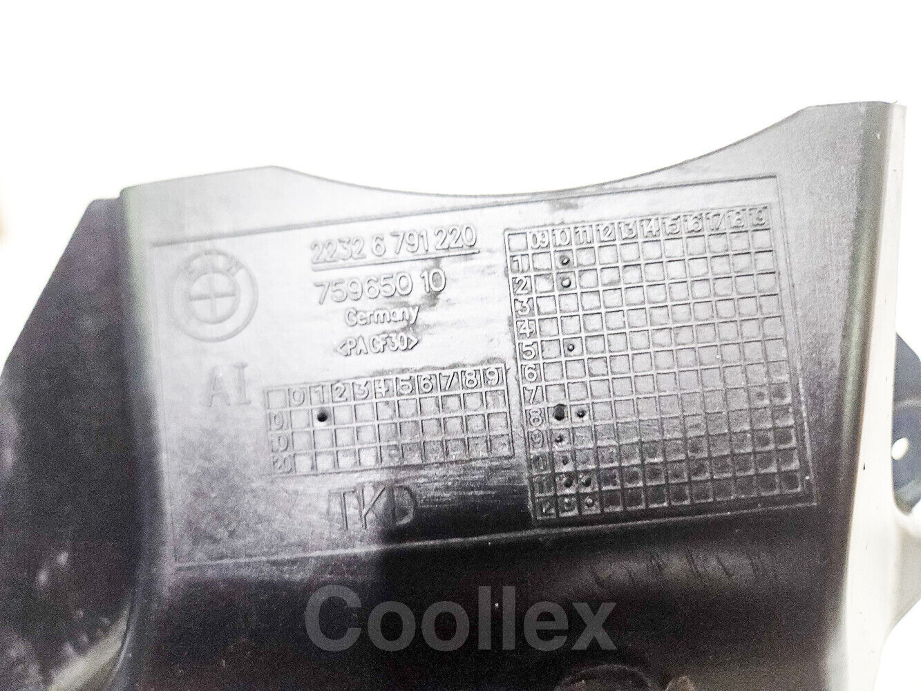 11-19 Bmw 550xi F10 Cooling Duct Hardy Coupling 22-32-6-791-220 Oem Used