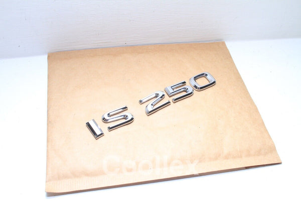 14-15 Lexus Is250 Trunk Emblem Nameplate 75443-53200 Oem Used