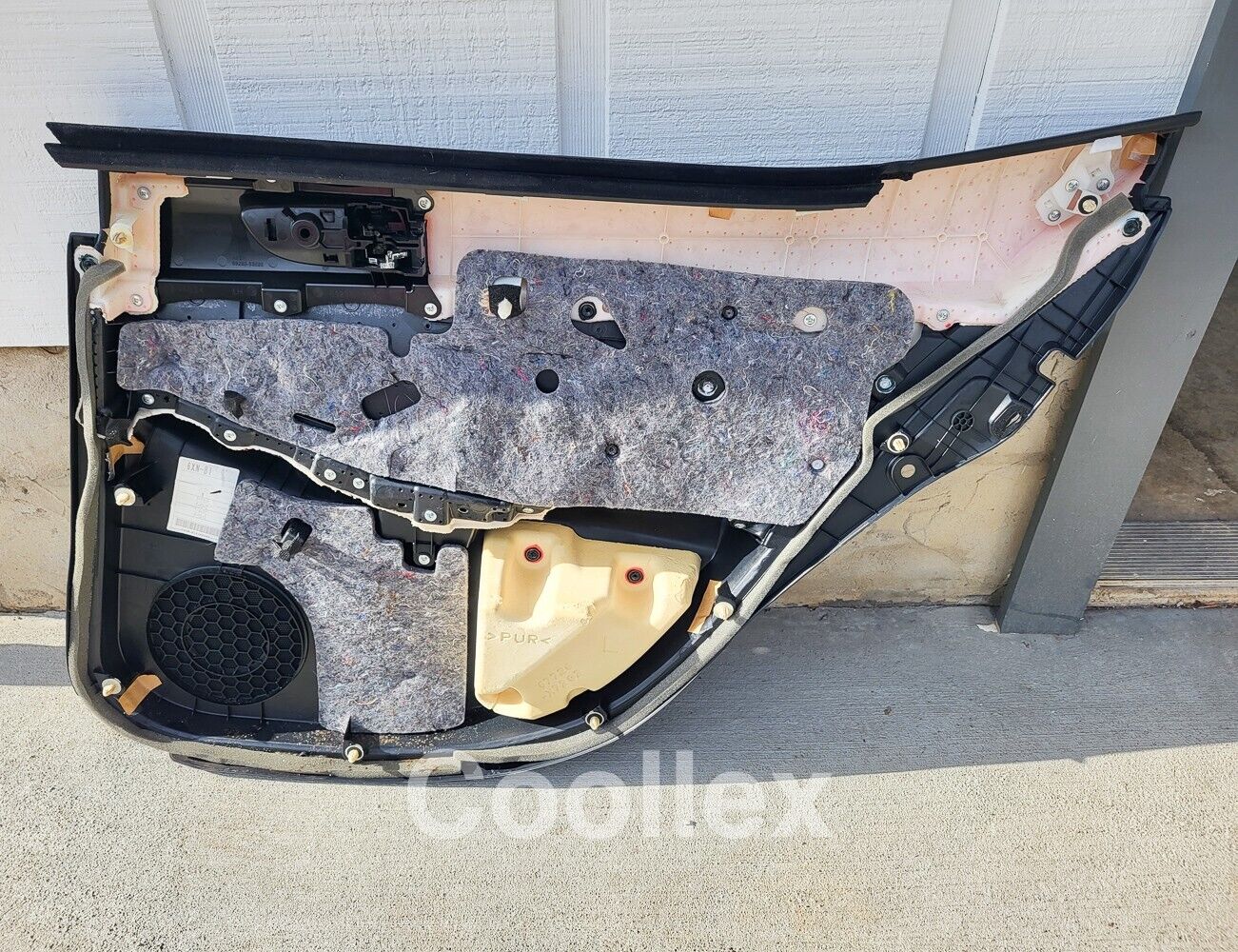 14-15 Lexus Is250 Door Panel Rear Lh Dark Rose 67640-53321-21 Oem Used