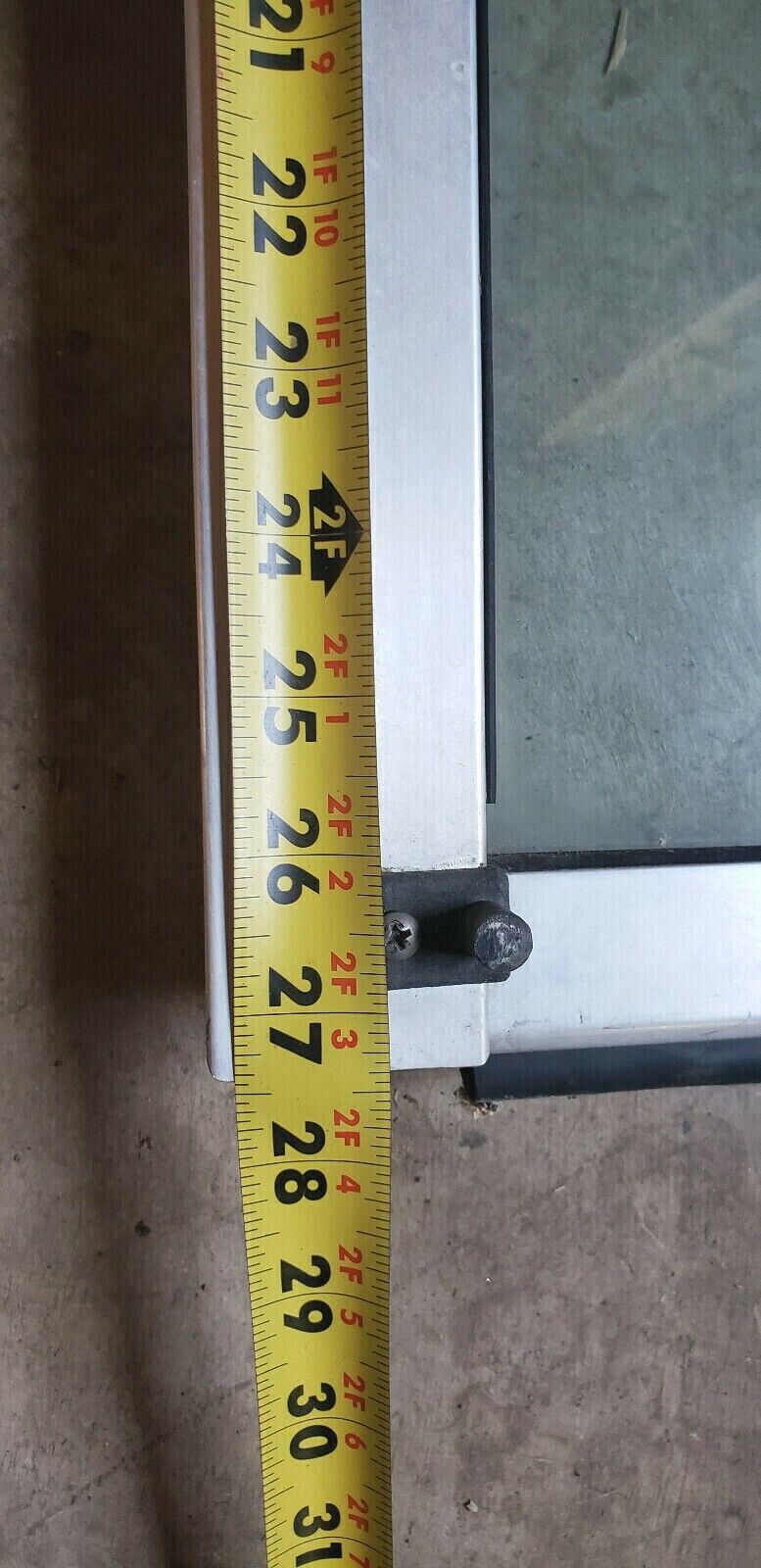 1990's Chapparal Boat Front Middle Door Windshield Glass (See Measurements)