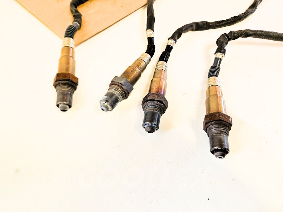 11-19 Bmw 550i F10 Set Of Oxygen Sensors 11-78-7-576-673, 11-78-7-614-322 Oem Used
