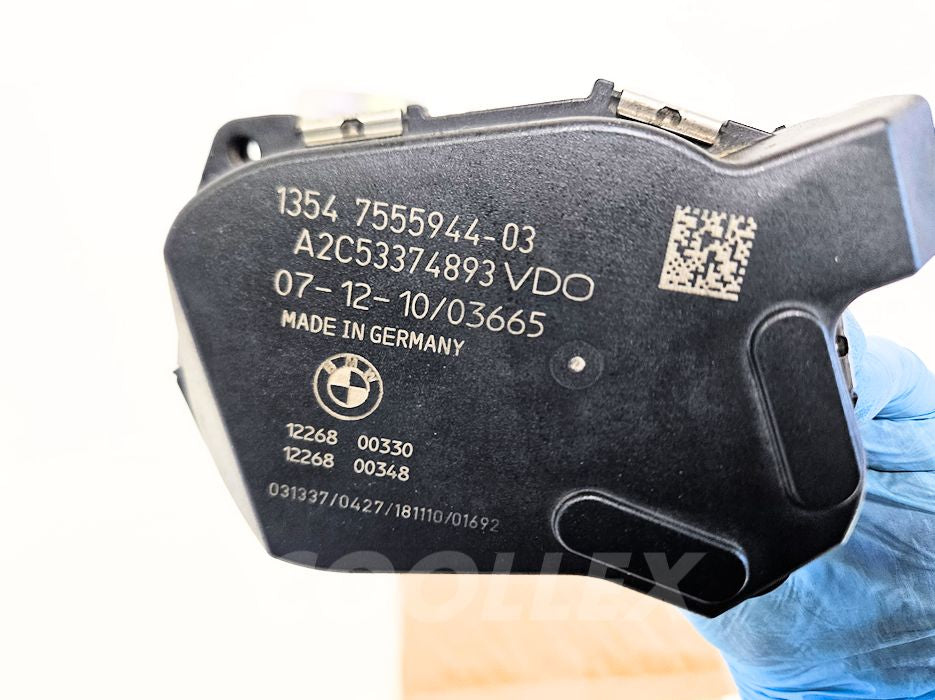 11-19 Bmw 550i F10 Throttle Body Fuel Injection 13-54-7-555-944 Oem Used