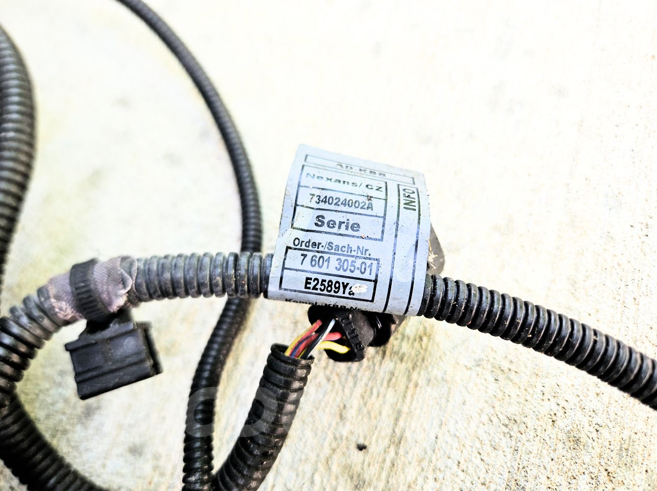 11-18 Bmw 550i F10 Awd Engine Wiring Harness 121051MO 12-51-7-606-526 Oem Used