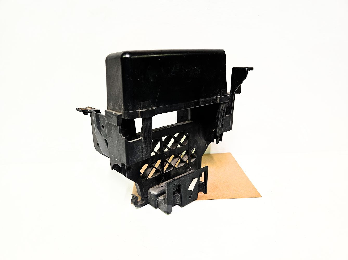 07-13 MINI Cooper Clubman Engine Control Module Bracket Ecu Box w/Cover 12-90-7-629-990, 12-90-7-629-991 Oem Used