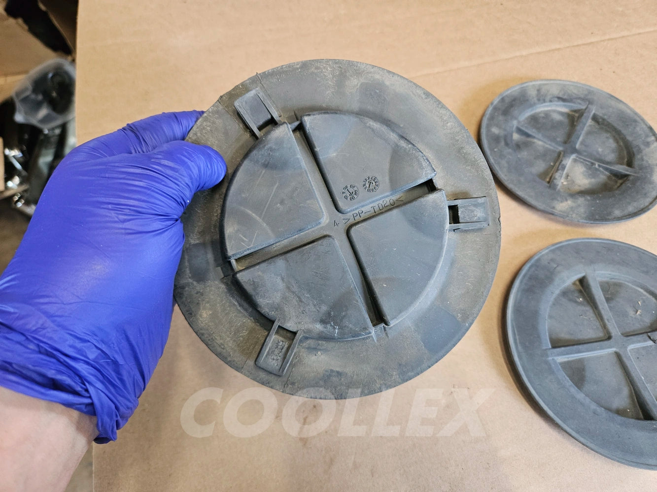 07-15 Mini Cooper Clubman Wheel Housing Access Cover x4 51-77-2-751-776 Oem Used