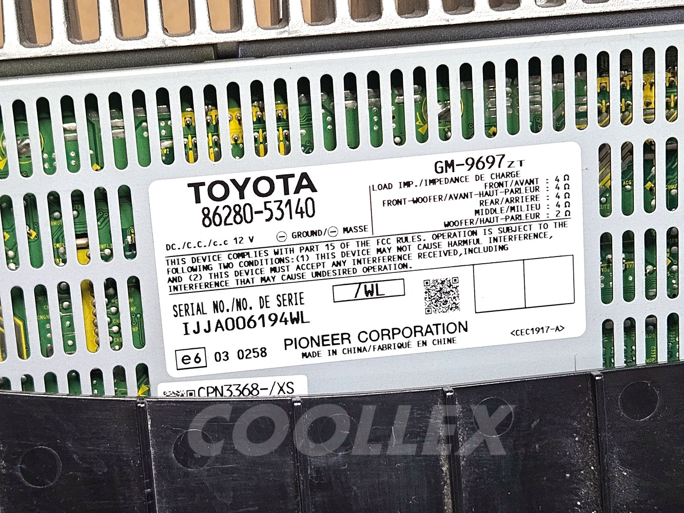2010-2014 ISF Lexus Is250 Amplifier 86280-53140 Oem Used