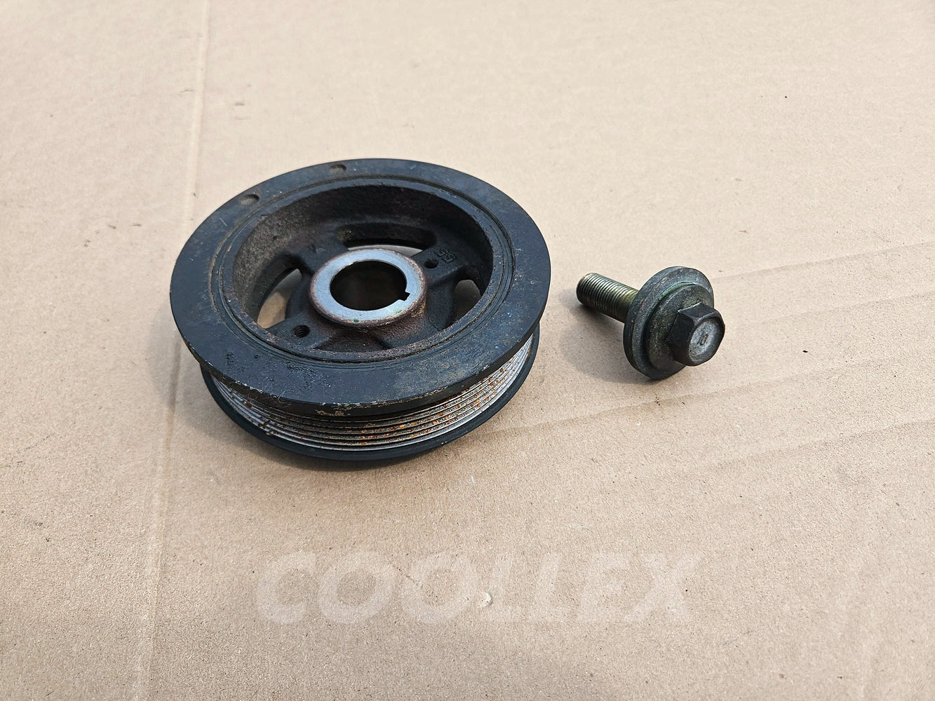 07-16 Mini Cooper Crankshaft Pulley Vibration Damper 11-23-7-638-551 Oem Used