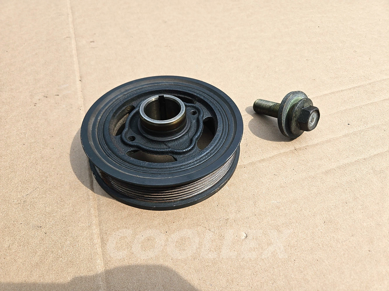 07-16 Mini Cooper Crankshaft Pulley Vibration Damper 11-23-7-638-551 Oem Used