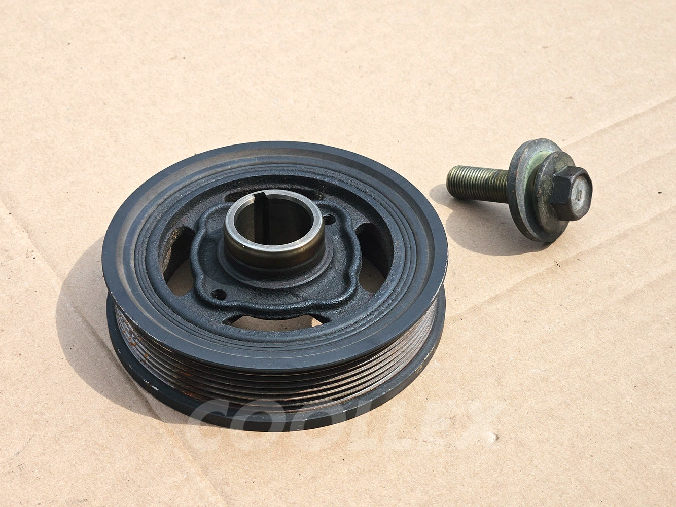 07-16 Mini Cooper Crankshaft Pulley Vibration Damper 11-23-7-638-551 Oem Used