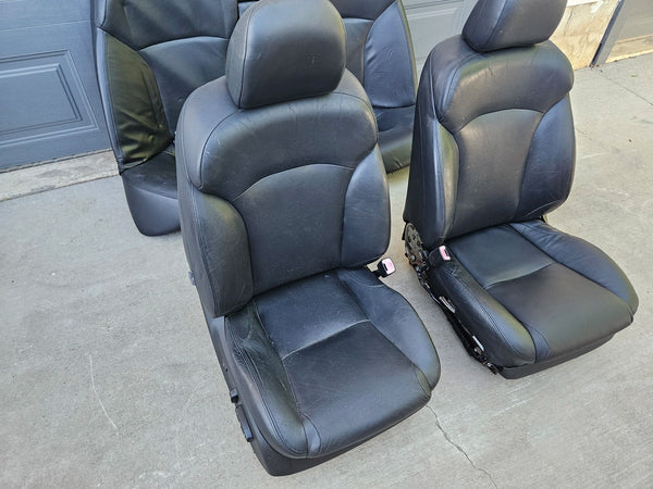 06-13 Lexus Is250 Is350 Front and Rear Seats Black Set Oem Used