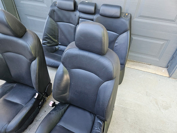 06-13 Lexus Is250 Is350 Front and Rear Seats Black Set Oem Used