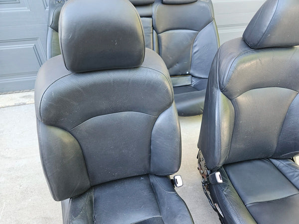 06-13 Lexus Is250 Is350 Front and Rear Seats Black Set Oem Used