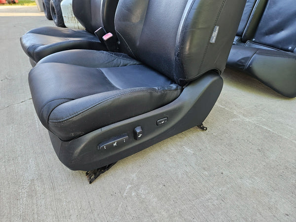 06-13 Lexus Is250 Is350 Front and Rear Seats Black Set Oem Used