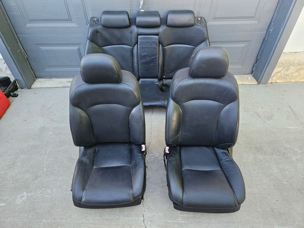06-13 Lexus Is250 Is350 Front and Rear Seats Black Set Oem Used