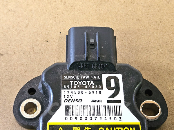 06-2013 Lexus Is250 Yaw Rate Sensor 89183-48020 Oem Used