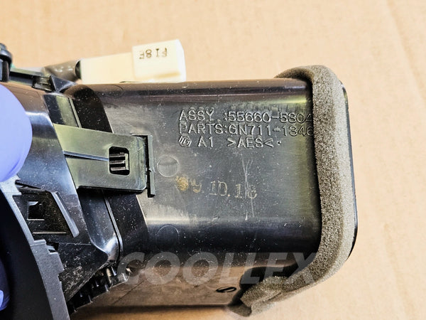 06-2013 Lexus Is250 Dash Air Vents 55660-53041 55650-53041 Black Oem Used