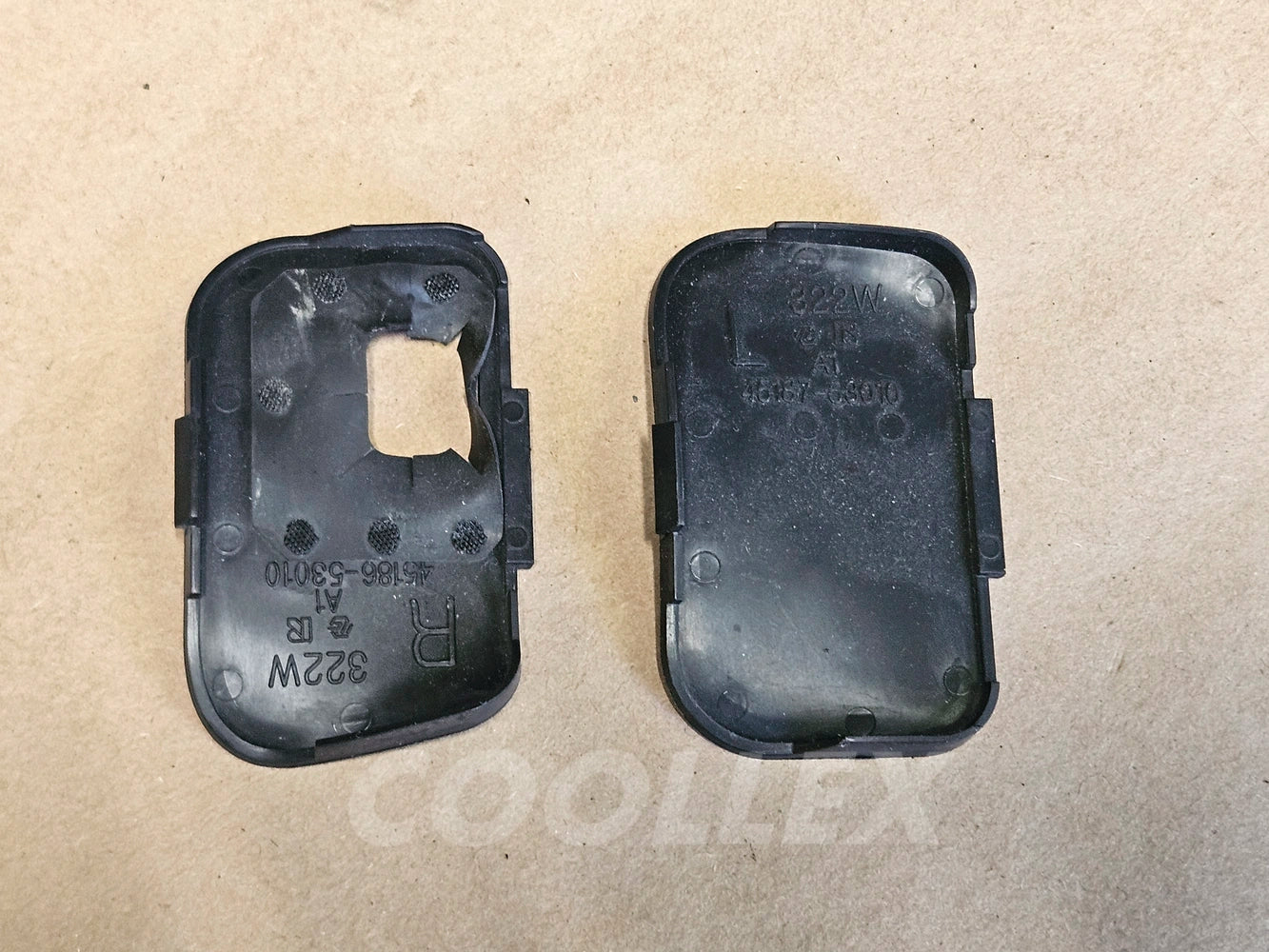 06-2013 Lexus Is250 Steering Wheel Side Covers Lh Rh 45186-53010, 45187-53010 Oem Used