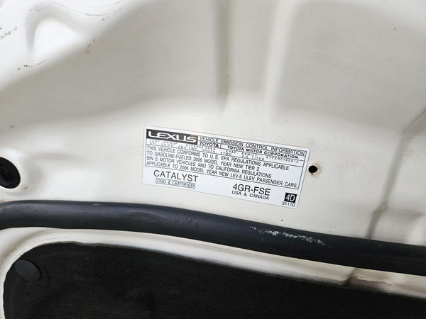 06-2013 Lexus Is250 Hood 53301-53050 CC:062 White Oem Used
