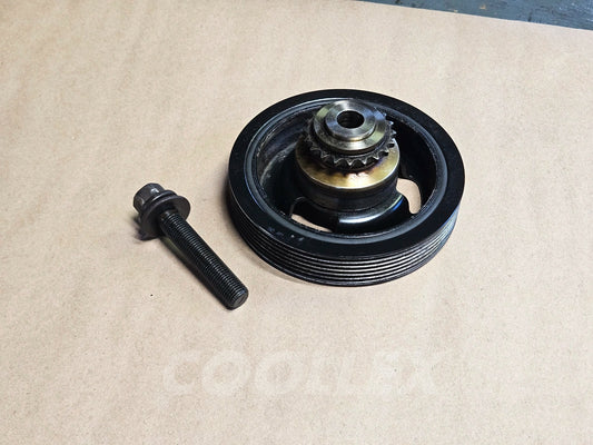 07-2016 Mini Cooper 1.6L Vibration Damper Crankshaft Pulley 11-23-7-638-551 Oem Used