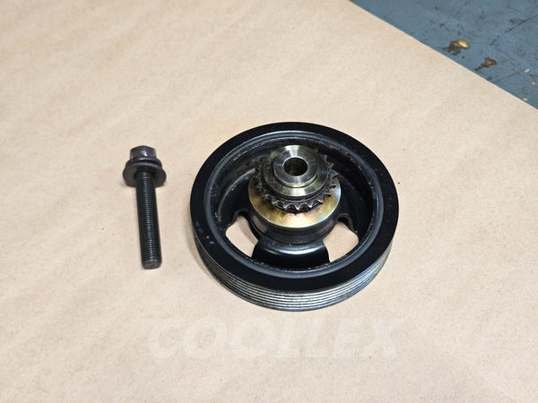07-2016 Mini Cooper 1.6L Vibration Damper Crankshaft Pulley 11-23-7-638-551 Oem Used
