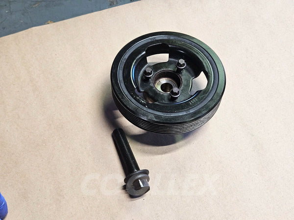 07-2016 Mini Cooper 1.6L Vibration Damper Crankshaft Pulley 11-23-7-638-551 Oem Used