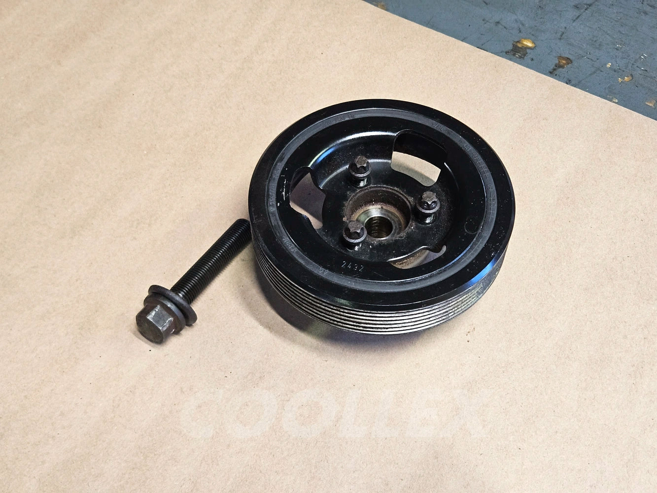 07-2016 Mini Cooper 1.6L Vibration Damper Crankshaft Pulley 11-23-7-638-551 Oem Used