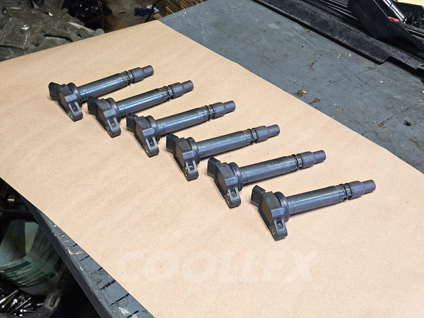 06-23 Lexus Is250 Ignition Coil Set x6 90919-A2005 Oem Used