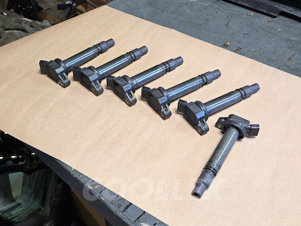 06-23 Lexus Is250 Ignition Coil Set x6 90919-A2005 Oem Used