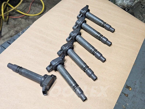 06-23 Lexus Is250 Ignition Coil Set x6 90919-A2005 Oem Used