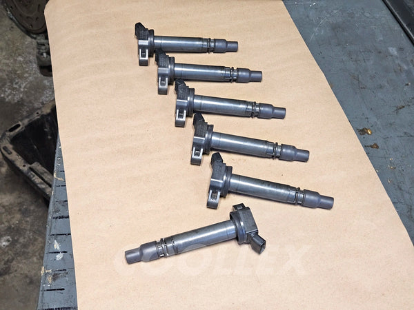 06-23 Lexus Is250 Ignition Coil Set x6 90919-A2005 Oem Used