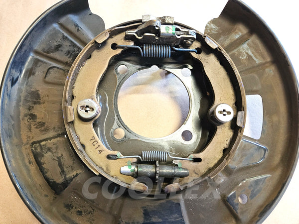07-17 Lexus Ls460 Rear Rh Brake Backing Plate w/Shoes 46503-50060 Oem Used