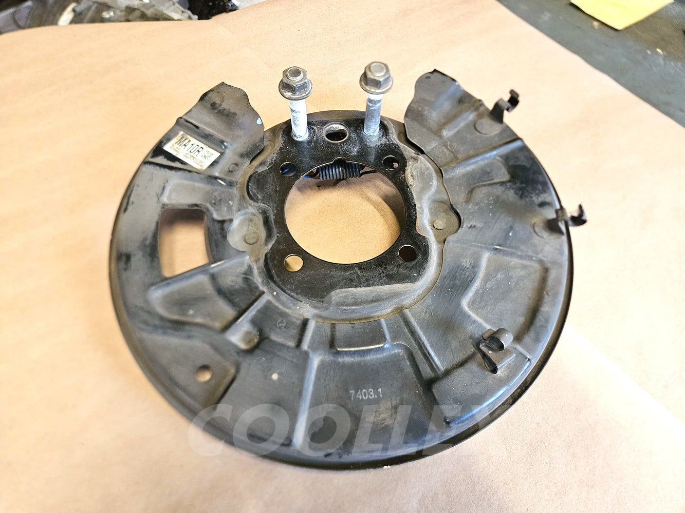 07-17 Lexus Ls460 Rear Rh Brake Backing Plate w/Shoes 46503-50060 Oem Used