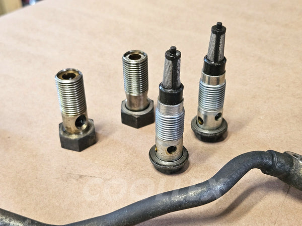 06-15 Lexus Is250 Oil Pipe, Check Valve Bolts w/Union Bolt 15772-31010, 15771-31010 Oem Used
