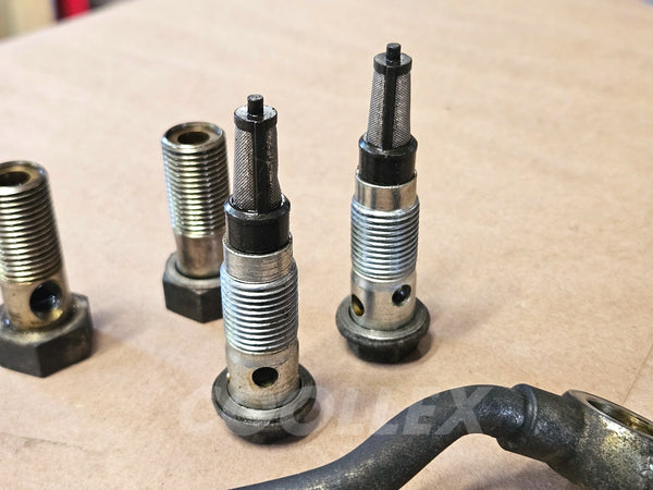 06-15 Lexus Is250 Oil Pipe, Check Valve Bolts w/Union Bolt 15772-31010, 15771-31010 Oem Used