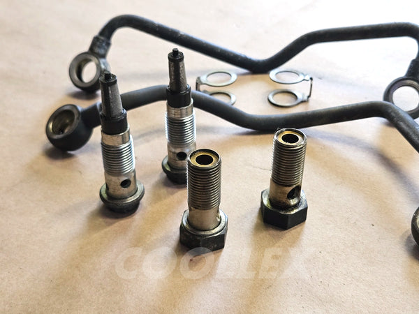 06-15 Lexus Is250 Oil Pipe, Check Valve Bolts w/Union Bolt 15772-31010, 15771-31010 Oem Used