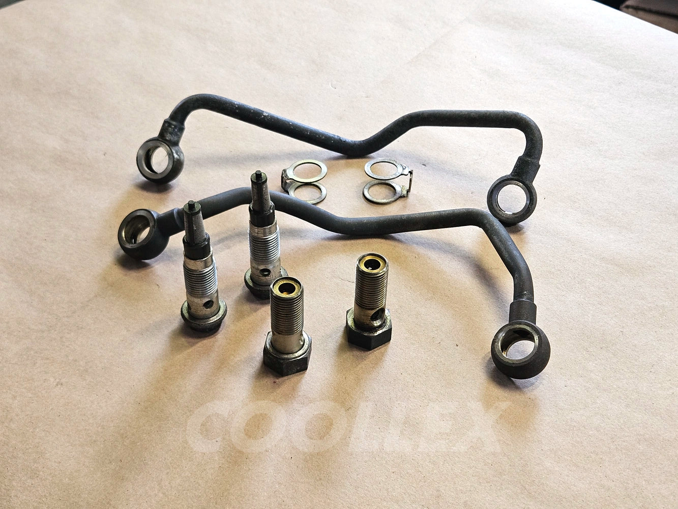 06-15 Lexus Is250 Oil Pipe, Check Valve Bolts w/Union Bolt 15772-31010, 15771-31010 Oem Used