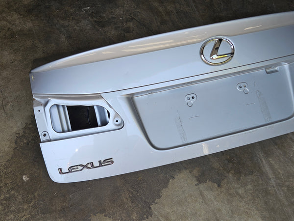 06-13 Lexus Is250 Rear Trunk Lid Silver cc:1G1 64401-53250 Oem Used