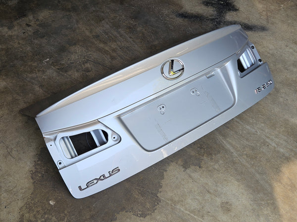 06-13 Lexus Is250 Rear Trunk Lid Silver cc:1G1 64401-53250 Oem Used